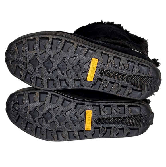 Timberland Women's Mukluk Size 8 Black Suede Pull-on Boots - Picture 12 of 13